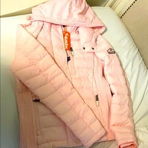 Pink superdry Jacket